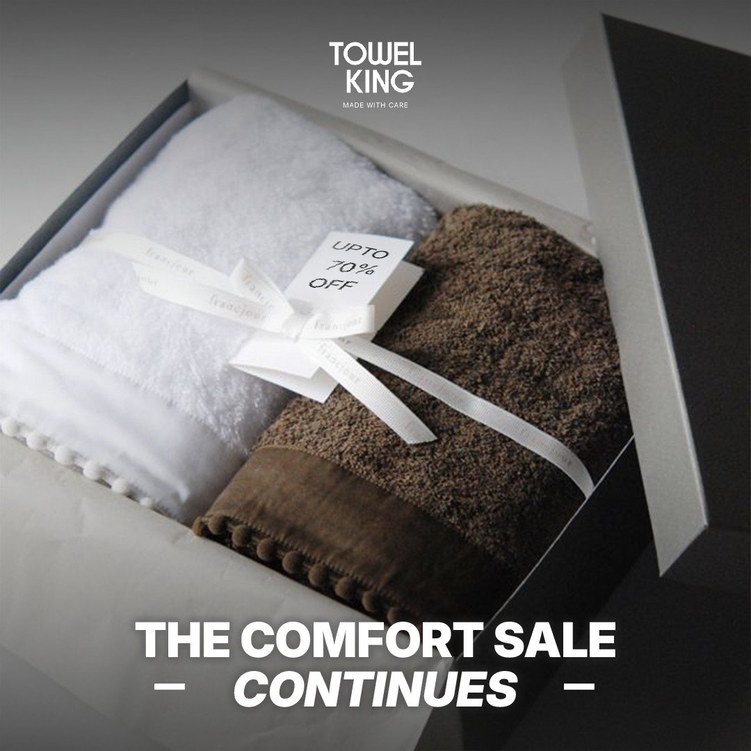 Still haven’t grabbed yours?
Don’t worry our Up to 70% OFF sale is still on!
Upgrade your bathroom, restock your linen closet, or surprise a loved one with cozy essentials.
A sale this soft only comes once.
#TowelKing #ComfortSale #SoftGifting #FamilySale #LinenLove #HomeLuxury #TowelSet #ShopNow #AugustSavings
