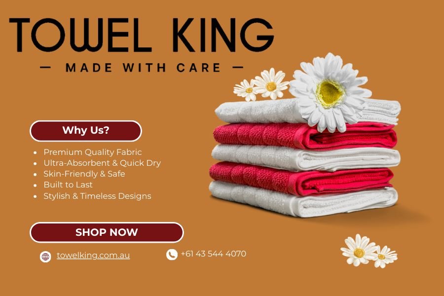 𝐎𝐥𝐝 𝐭𝐨𝐰𝐞𝐥𝐬? 𝐓𝐢𝐦𝐞 𝐟𝐨𝐫 𝐚𝐧 𝐮𝐩𝐠𝐫𝐚𝐝𝐞! 🧺
Soft, quick-dry, and perfect for everyday use—once you try them, you’ll never go back.
SHOP NOW AND ENJOY UPTO50% OFF AT : Towelking.com.au
#Towelking #TowelkingAus #TowelUpgrade #HomeComfort #BathroomStyle #AussieLiving